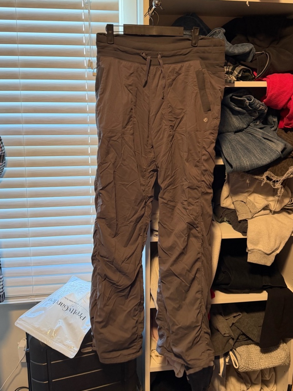 Women Lululemon Black Lined Studio Pants